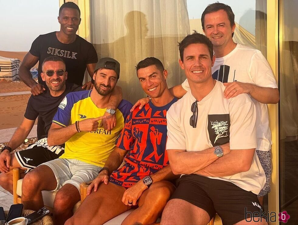 Cristiano Ronaldo celebra su 38 cumpleaños con algunos amigos