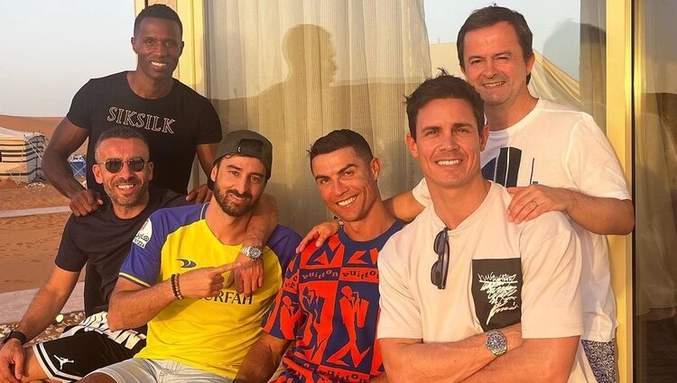 Cristiano Ronaldo celebra su 38 cumpleaños con algunos amigos