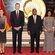 Los Reyes Felipe y Letizia y el Presidente de Angola y su esposa en el Palacio Presidencial de Luanda