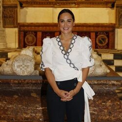 Tamara Falcó en los Diálogos en la catedral para la concordia en Burgos