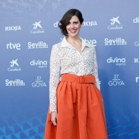 Alicia Núñez en la alfombra roja de los Goya 2023