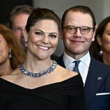 Victoria y Daniel de Suecia en su recepción de despedida en Australia