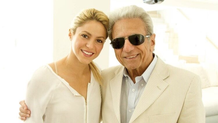 Shakira con su padre William Mebarak