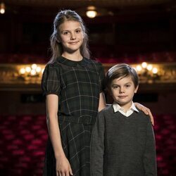 Estelle y Oscar de Suecia en la Royal Swedish Opera