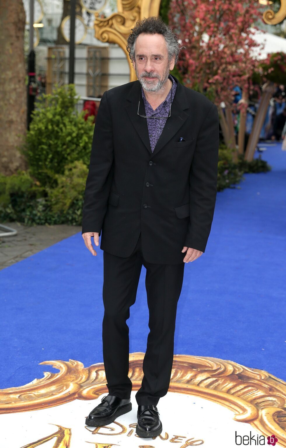 Tim Burton en la presentación de 'Alicia a través del espejo' en Londres