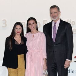 Blanca Paloma y los Reyes Felipe y Letizia en ARCO 2023