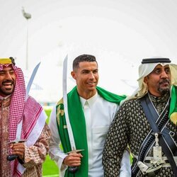 Cristiano Ronaldo, volcado en la celebración del Día de la Fundación de Arabia Saudí