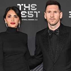 Antonella Roccuzzo y Leo Messi en los Premios The Best FIFA 2022