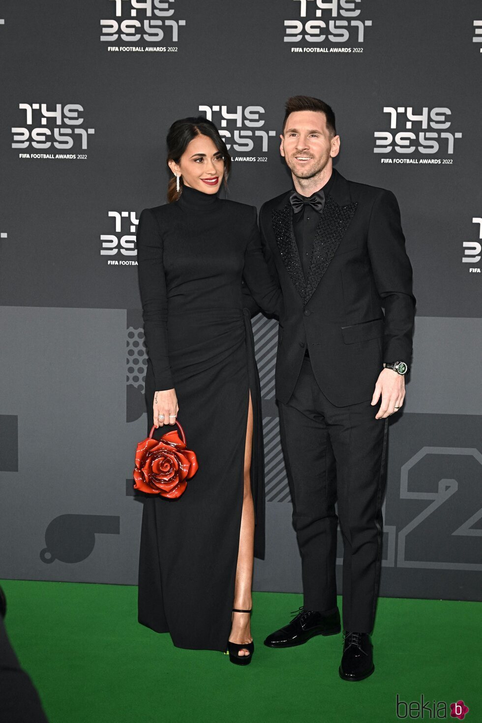 Antonella Roccuzzo y Leo Messi, juntos en los Premios The Best FIFA 2022