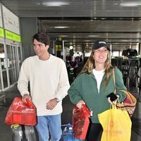 María Pombo y Pablo Castellano a su regreso de unas vacaciones en Cancún