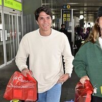 Pablo Castellano y María Pombo llegan a Madrid tras su viaje a México