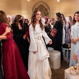 Iman de Jordania en su fiesta de henna previa a su boda