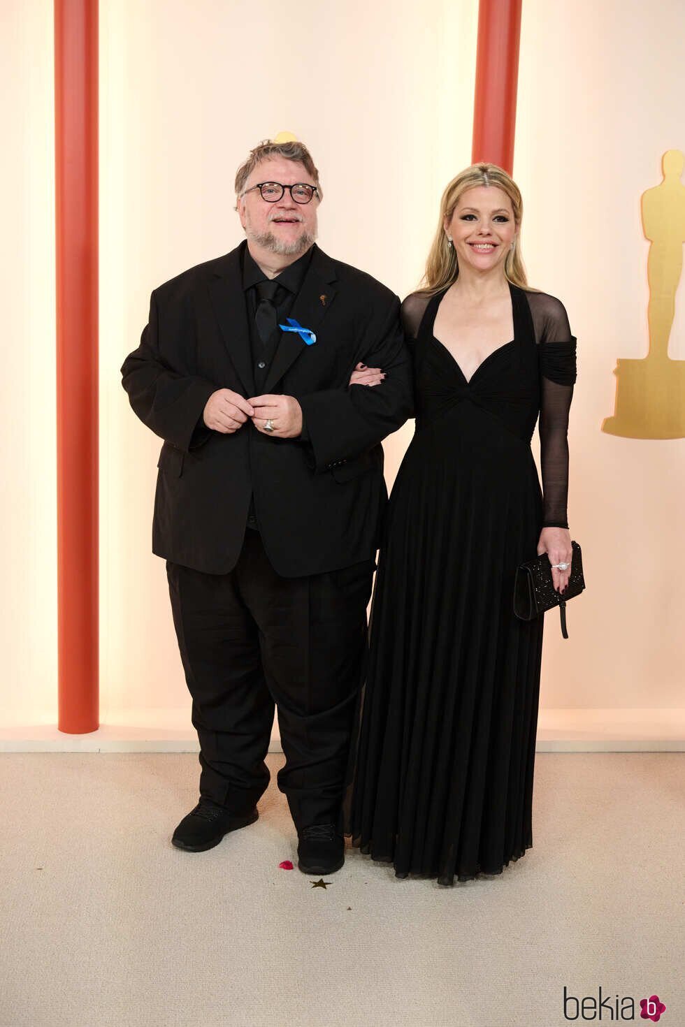 Guillermo del Toro en la alfombra roja de los Premios Oscar 2023