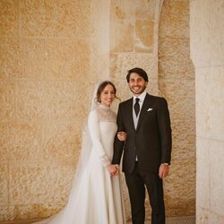 Foto oficial de la boda de Iman de Jordania y Jameel Alexander Thermiotis