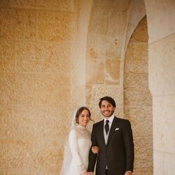 Foto oficial de la boda de Iman de Jordania y Jameel Alexander Thermiotis