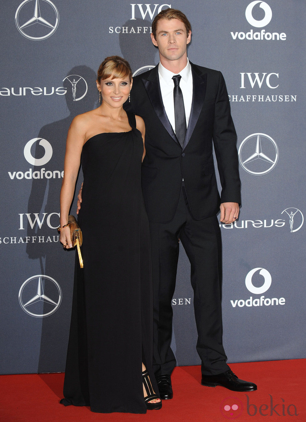 Elsa Pataky y Chris Hemsworth en los Premios Laureus 2012
