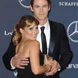 Elsa Pataky y Chris Hemsworth, muy acaramelados en los Premios Laureus 2012