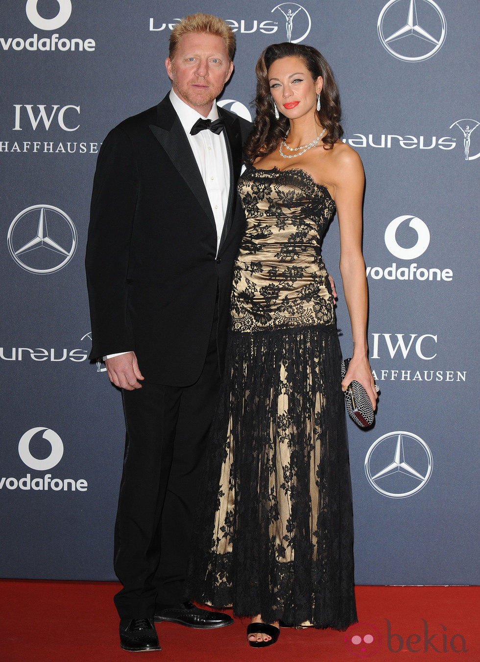 Boris y Lilly Becker en los Premios Laureus 2012