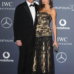 Boris y Lilly Becker en los Premios Laureus 2012