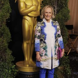 Glenn Close en la comida de los nominados a los Oscar 2012