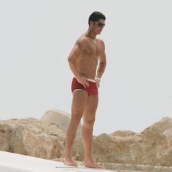 Cristiano Ronaldo presume de cuerpo en bañador
