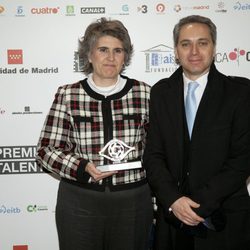 Paloma del Río y Vicente Vallés en los Premios Talento 2012