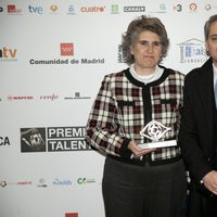 Paloma del Río y Vicente Vallés en los Premios Talento 2012