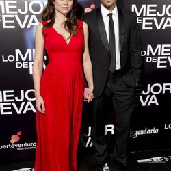Leonor Watling y Miguel Ángel Silvestre en el estreno de 'Lo mejor de Eva'