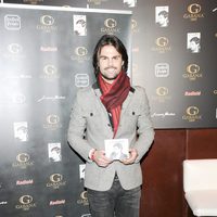 Curi Gallardo en la presentación del disco de Juan Peña en Madrid