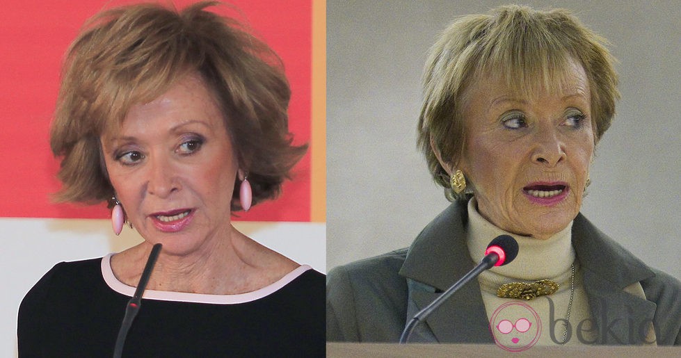 El antes y el después de María Teresa Fernández de la Vega