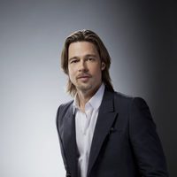 Retrato de Brad Pitt, nominado a Mejor Actor por 'Moneyball'