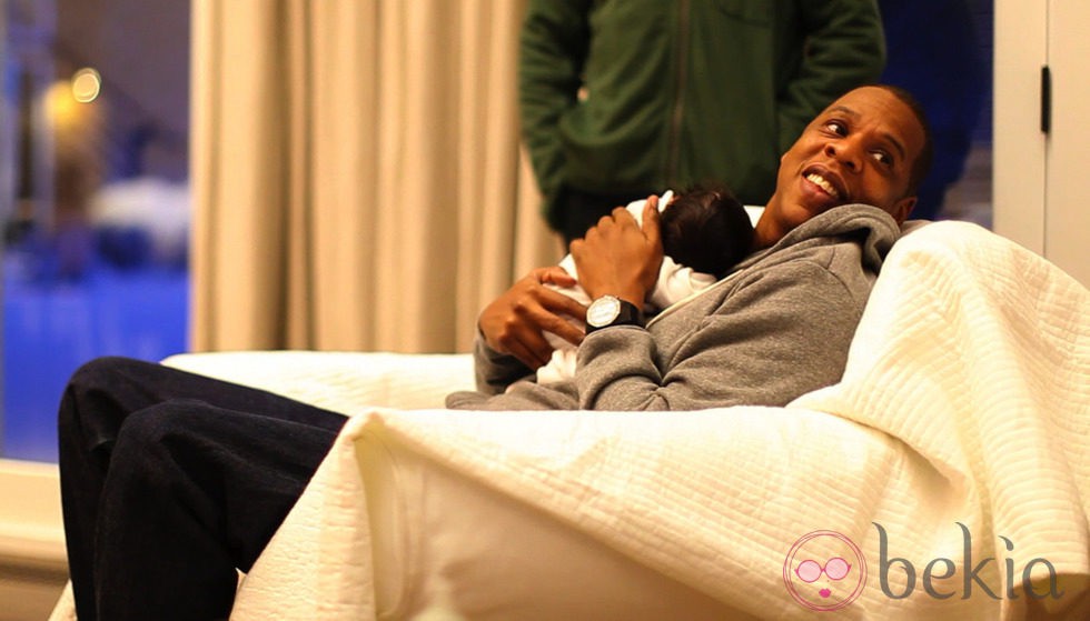 Jay-Z con su hija Blue Ivy Carter
