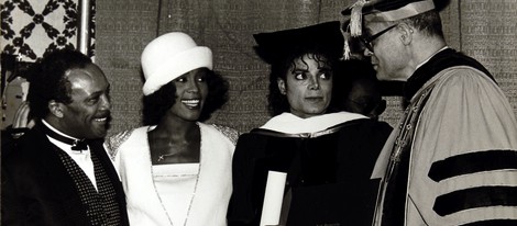 Whitney Houston y Michael Jackson, la reina y el rey del pop