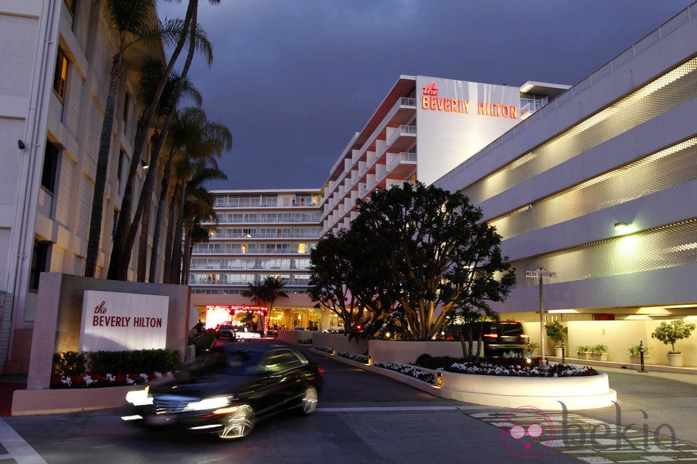 El hotel Beverly Hilton en el que Whitney Houston fue encontrada muerta