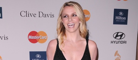 Britney Spears en la fiesta pre Grammy 2012