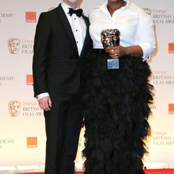 Daniel Radcliffe y Octavia Spencer en los Bafta 2012