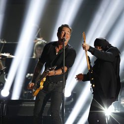 Bruce Springsteen actuando en los Grammy 2012