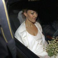 Marta Ortega en su boda con Sergio Álvarez