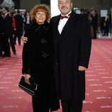 Tito Valverde y María Jesús Sirvent en la alfombra roja de los Goya 2012