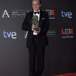 José Coronado posa con su Goya 2012 a Mejor Actor