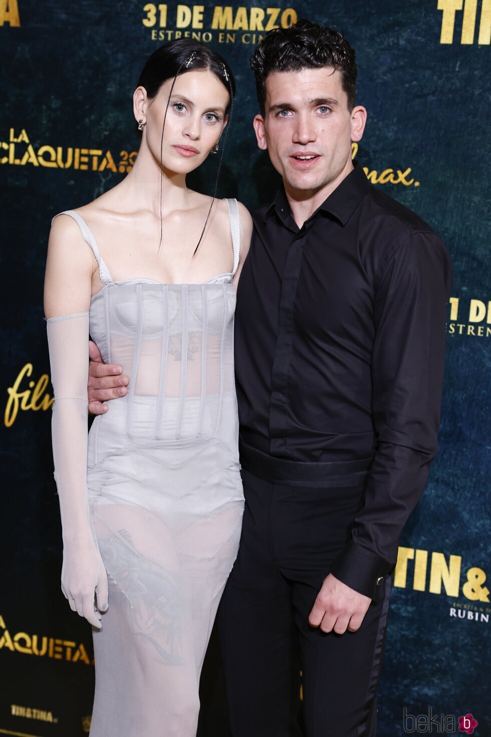 Milena Smit y Jaime Lorente en la premiere de 'Tin&Tina'