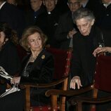 La Reina Sofía asiste con su hermana Irene al concierto anual de Pascua en Mallorca