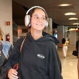 Victoria Federica en el aeropuerto de Madrid