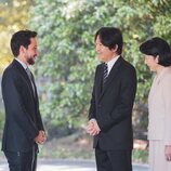 Akishino y Kiko de Japón reciben a Hussein de Jordania en Japón