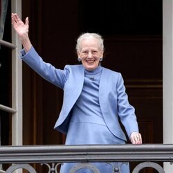 Margarita de Dinamarca en su 83 cumpleaños
