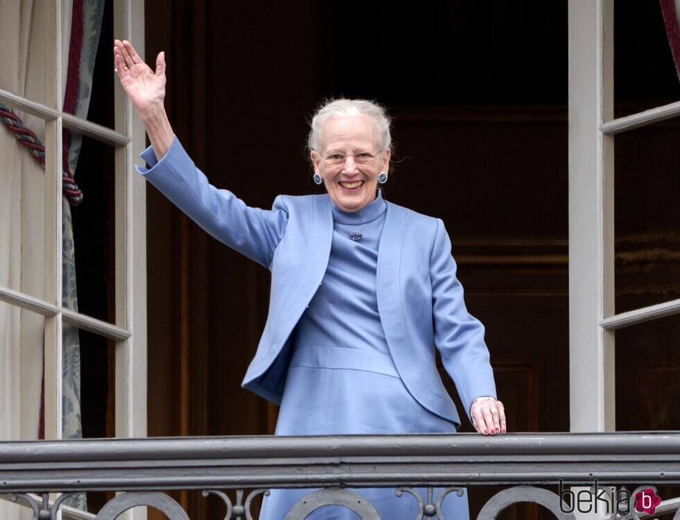 Margarita de Dinamarca en su 83 cumpleaños