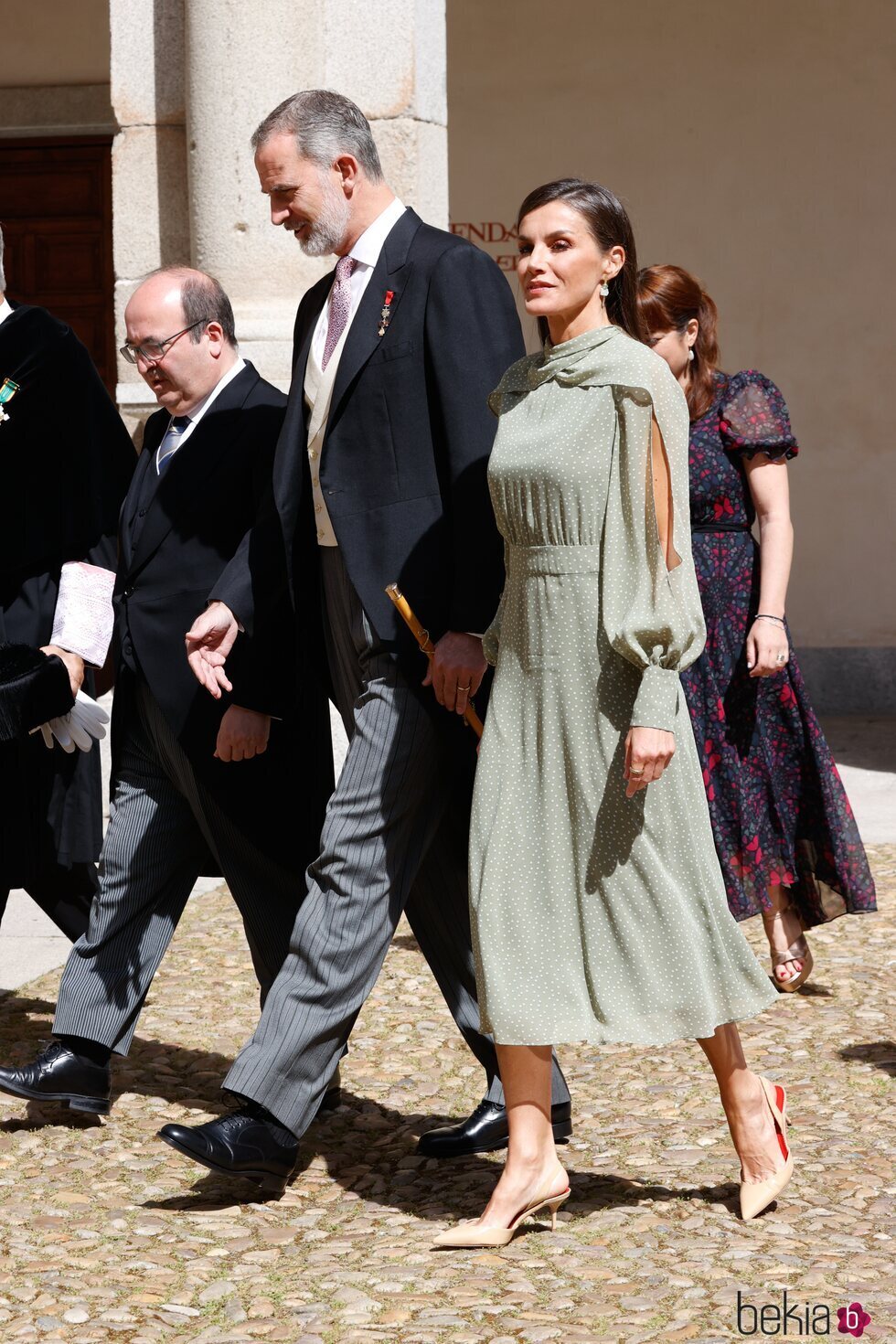 Los Reyes Felipe y Letizia acuden a la entrega del Premio Cervantes 2022