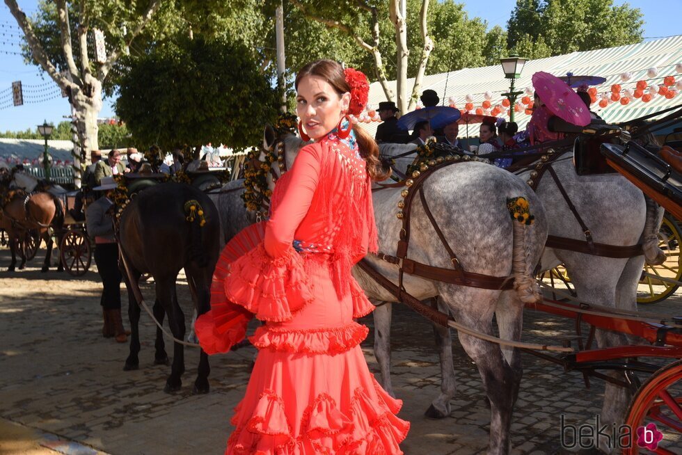 Jessica Bueno en la Feria de Abril de Sevilla 2023