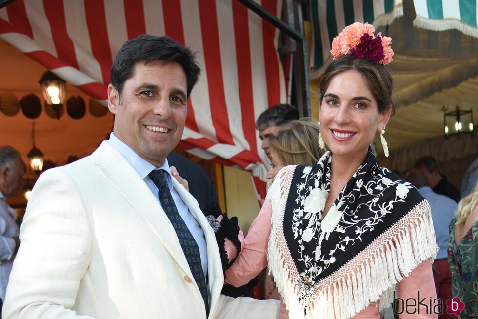 Fran Rivera y Lourdes Montes en la Feria de Abril de Sevilla 2023