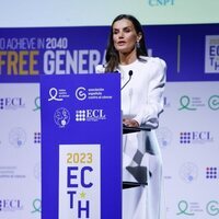 La Reina Letizia en su discurso en la Conferencia Europea Tabaco o Salud